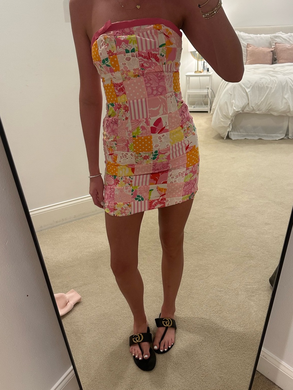 Lilly Pulitzer short dress strapless